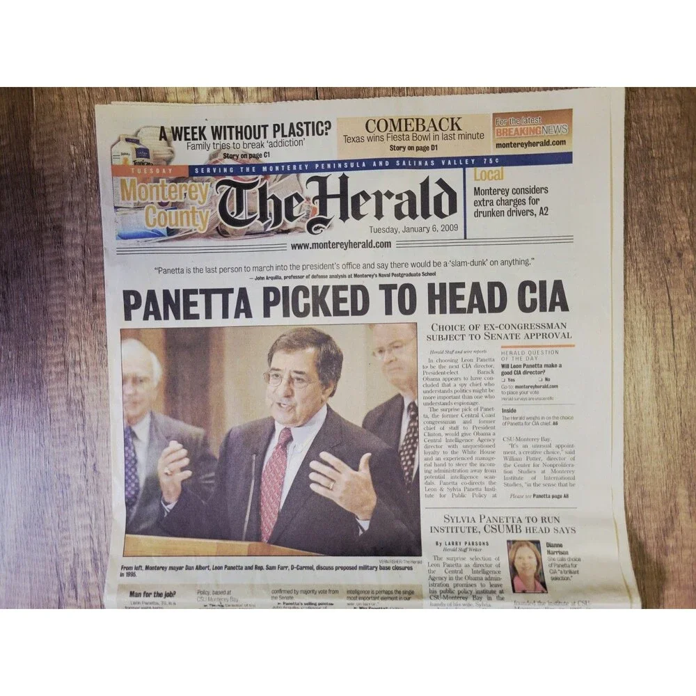 2009 Jan 6: Monterey County (CA) Herald 